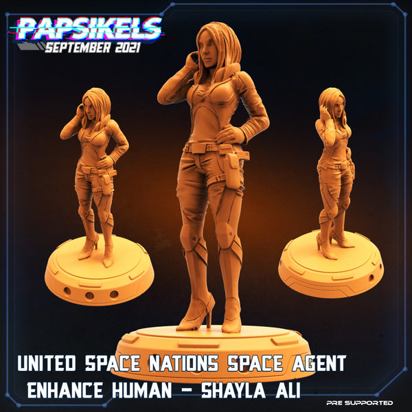 UNITED SPACE NATION - SPACE AGENT SHAYLA ALI - ENHANCE HUMAN - Only-Games