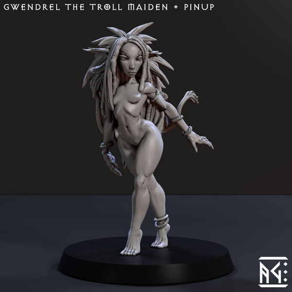 Gwendrel The Troll Maiden - Pinup (Svartwood Trolls) - Only-Games