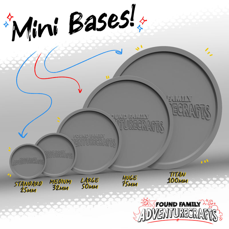 Standard Bases for Miniatures - Only-Games