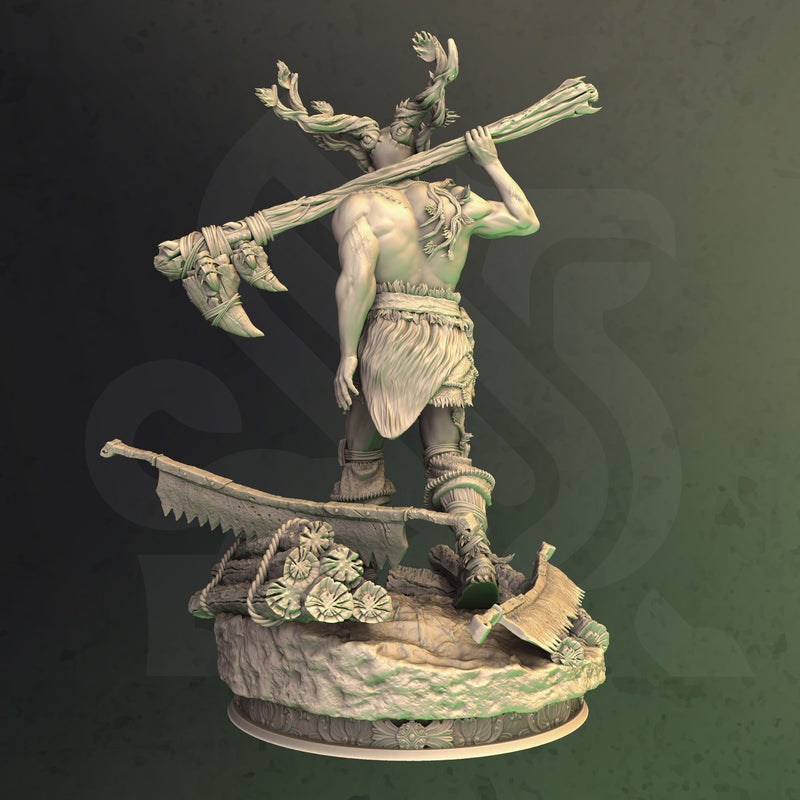 Druidic Barbarian - Treneal.stl - Only-Games