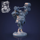 Grimdur The Cleric - Idle and Action Pose - Only-Games