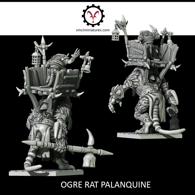 OGRE RAT PALANQUINE - Only-Games