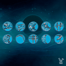 Scylla Bases Set 25mm x10 - Only-Games