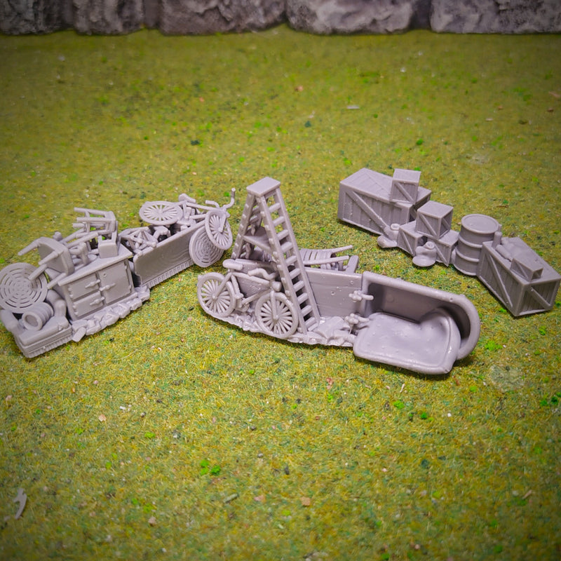 WW2 Scatter terrains X6 - 28mm for wargame - Only-Games
