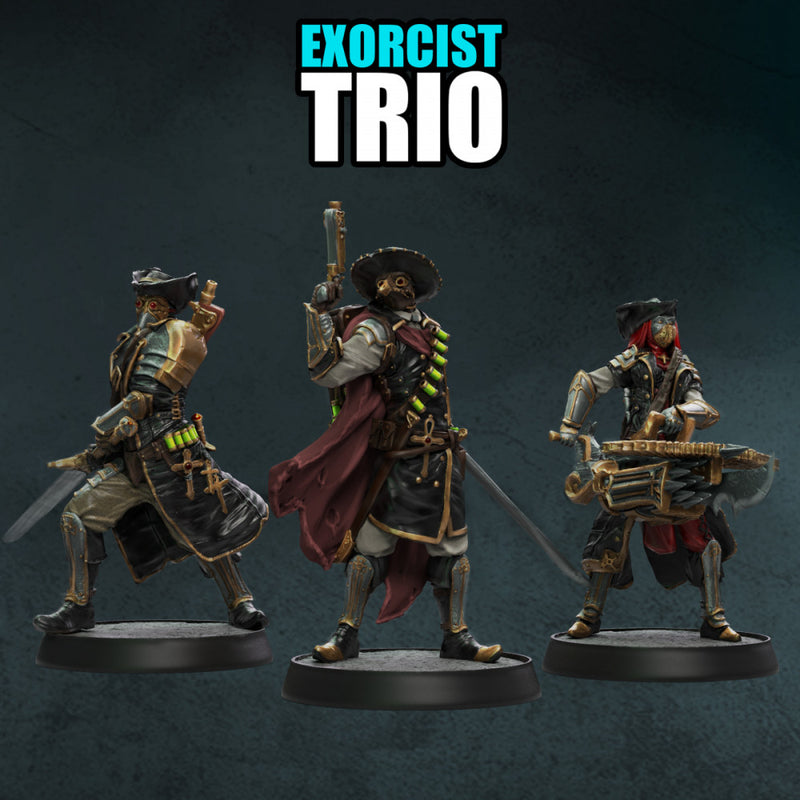 CHARACTERS SET - UNDEAD MONASTERY  - EXORCIST TRIO - Only-Games