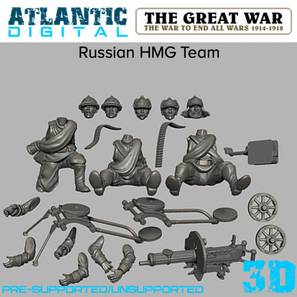 WW1 Russian HMG Team - Only-Games