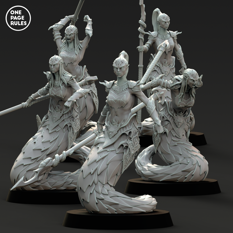 Lust Spear Warriors (5 Models) - Only-Games