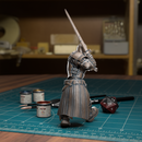 Town Guard Swinging Sword - Frostgrave Pathfinder - Fantasy DND - TytanTroll Miniatures - Only-Games