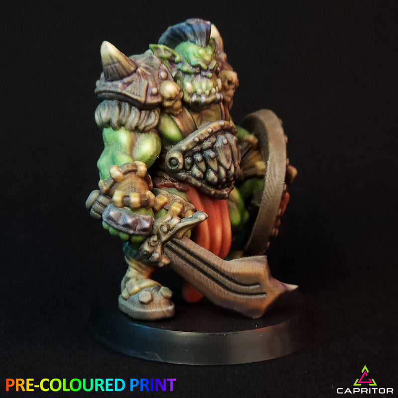 Orc Warrior "Garthak" Pre-Coloured 32mm Scale - Only-Games