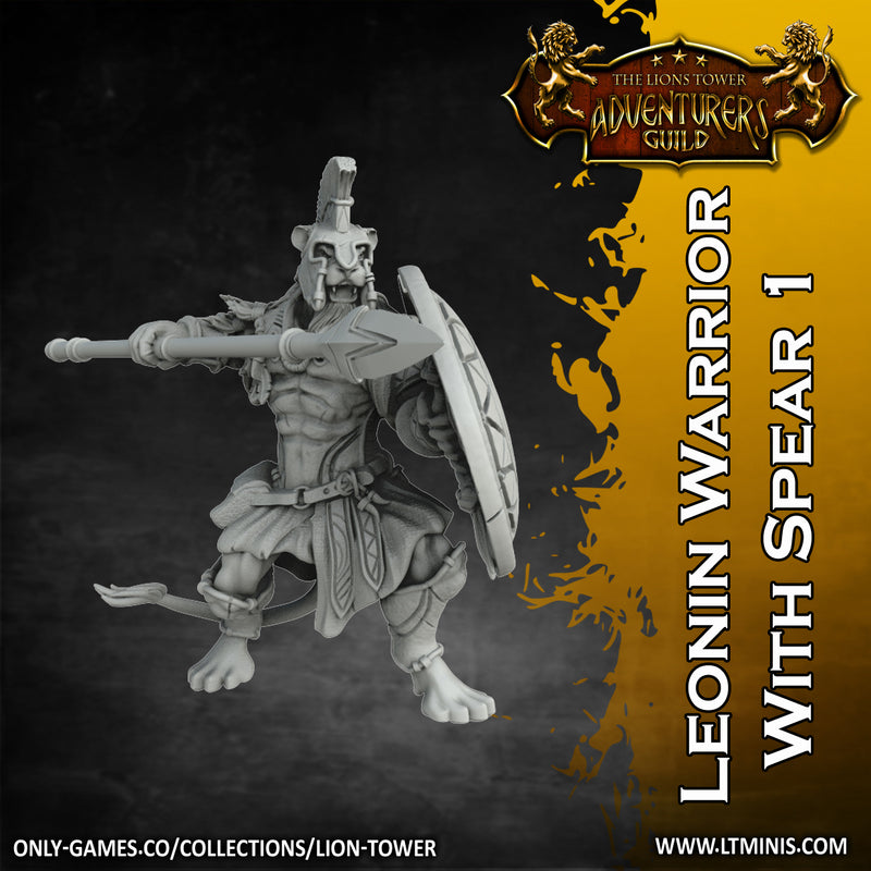 Leonin Warband - Set of 6 (32mm scale) - Only-Games