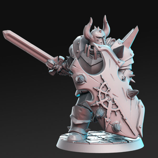 Volkor - Chaos warrior - 32mm - DnD - Only-Games