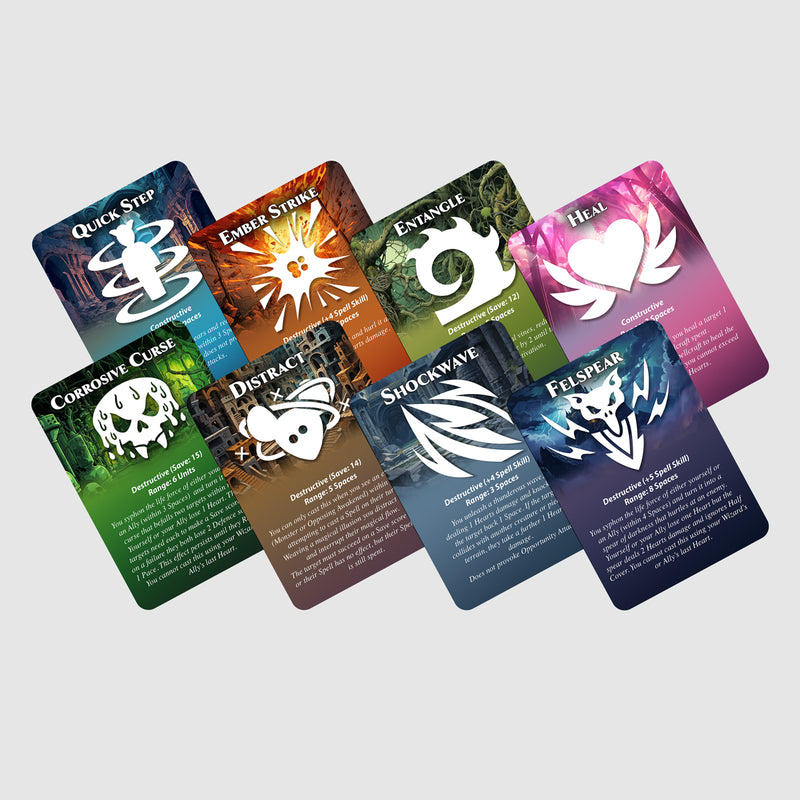 Rulebook & Spell Cards - Only-Games