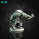 (0141) Troglodyte musician bard with drum - Only-Games