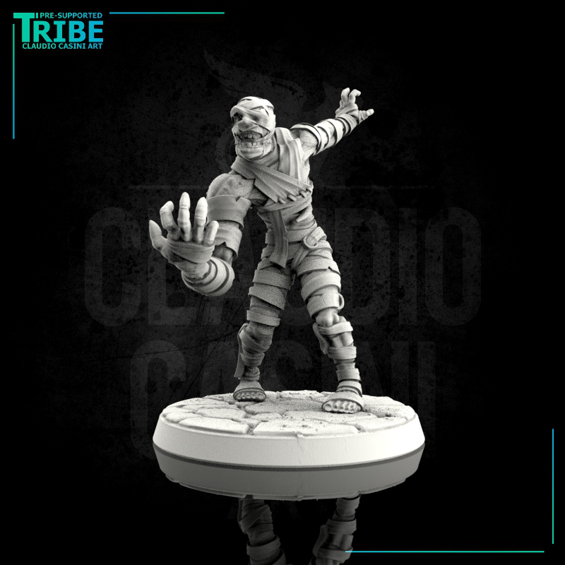 (0066) Male Mummy gray/color - Only-Games