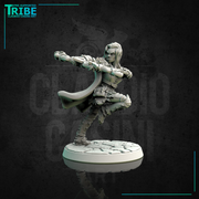 (0125) Female human tiefling firbolg half orc elf ranger archer with bow - Only-Games