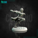 (0125) Female human tiefling firbolg half orc elf ranger archer with bow - Only-Games