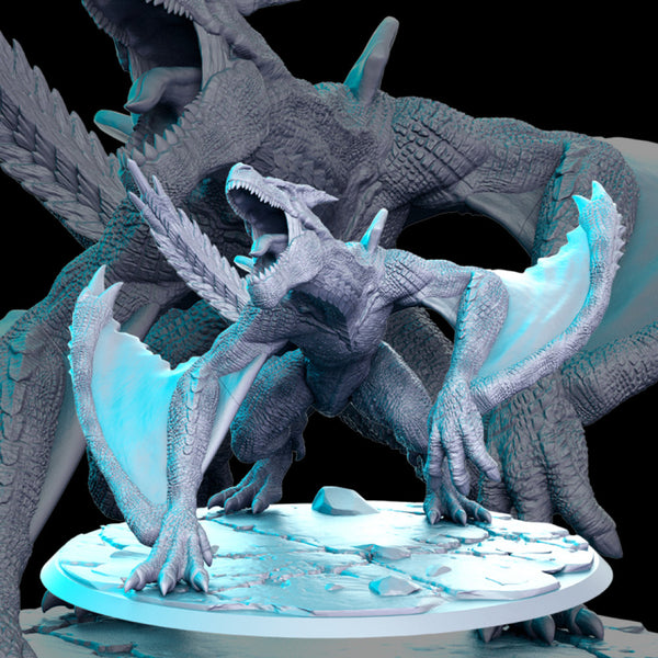 Forestdragon - Monster Dragon - 32mm - DnD - Only-Games