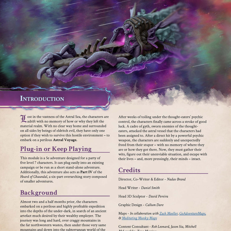 Astral Voyage - 5e Adventure Booklet - Only-Games