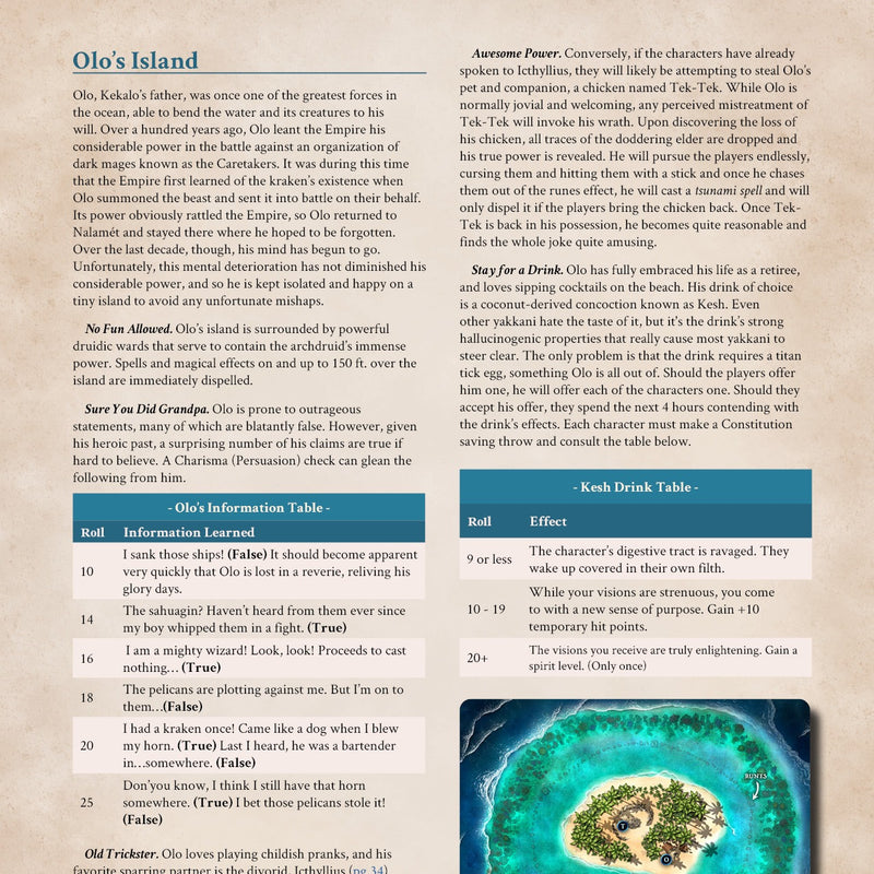 Titan Tides - Physical 5e Adventure Booklet - Only-Games