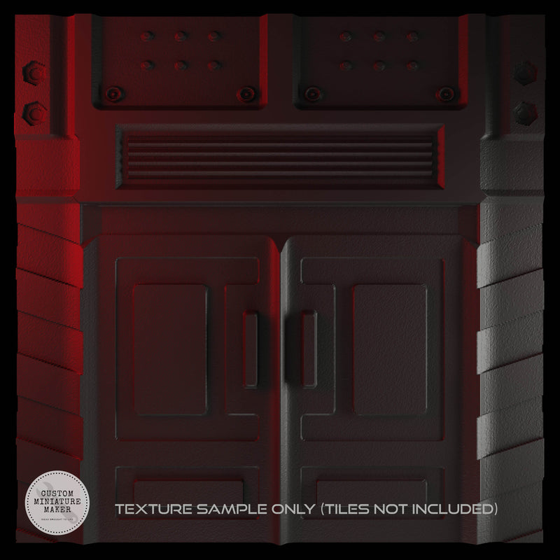 Texture Roller: Mech Bay Wall 1 - Only-Games