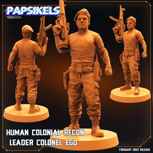 HUMAN COLONIAL RECON LEADER COLONEL EGO - Only-Games