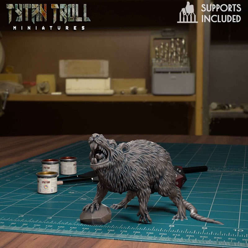 Giant Rat Bundle - TytanTroll Miniatures - DnD - Fantasy - Only-Games