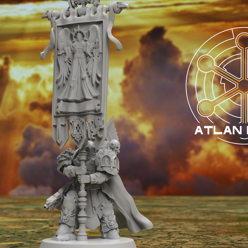 Angelic War Banners (20) + Standard Bearer - Only-Games