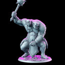 Ettin - head ogre - 32mm - DnD - Only-Games