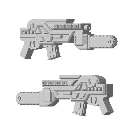 TW-L060-C Carbine with Chainsaw [1:48 / 32mm] (10 pack) - Only-Games