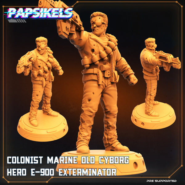 COLONIST MARINE OLD CYBORG HERO E-900 EXTERMINATOR - Only-Games