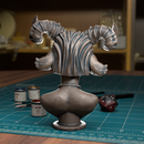 Female Faun Bust - TytanTroll Miniatures - Only-Games