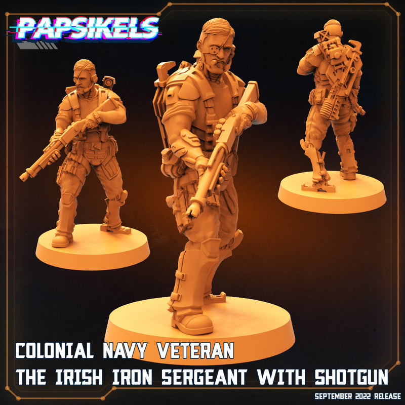 COLONIAL NAVY VETERAN THE IRISH IRON SERGEANT SHOTGUN - Only-Games