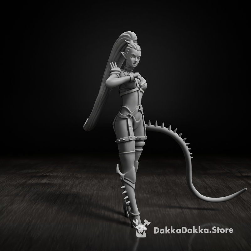 Leader of the Dark Elf Witches 34mm (true scale) - Only-Games