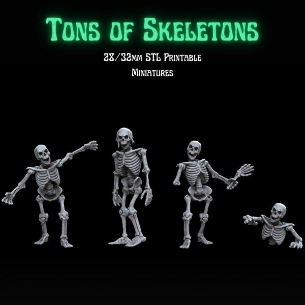 Tons of Skeletons: Basic Skeletons - Only-Games