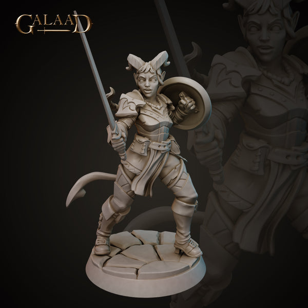 Knight Tiefling Female - Only-Games
