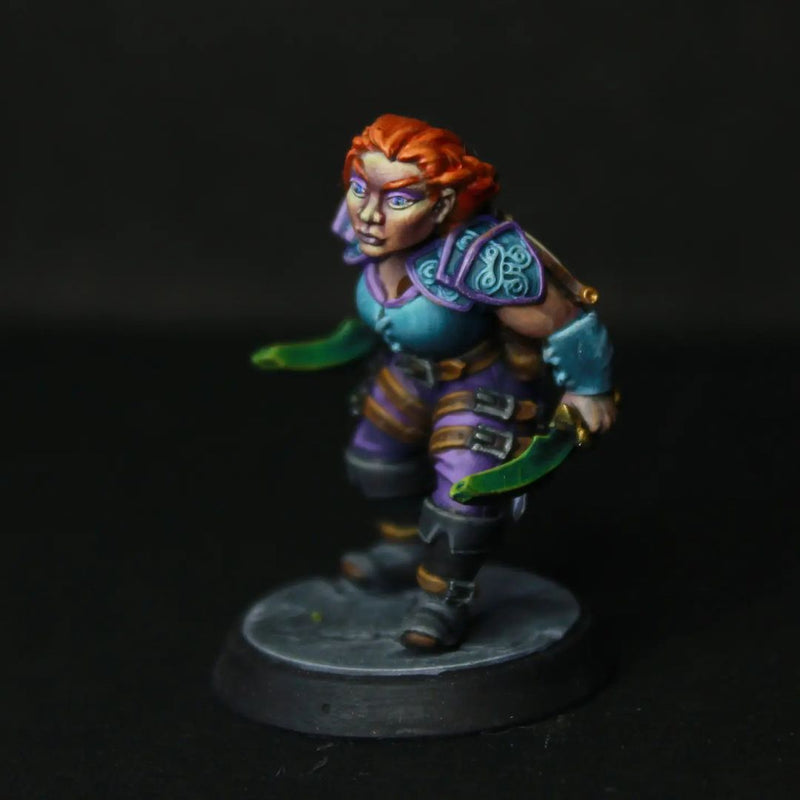 Felin Fastep [32mm Scale] Female Dwarf Rogue - Only-Games