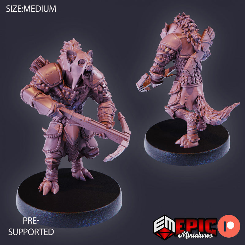 Gnoll Tribe Crossbow / Hyena Hybrid Archer / Classic Creature - Only-Games