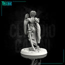 (0036) Female human elf tiefling oni samurai Kitsune - Only-Games