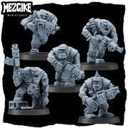 Orc shoota gruntz (5 physical multipart miniatures) - Only-Games