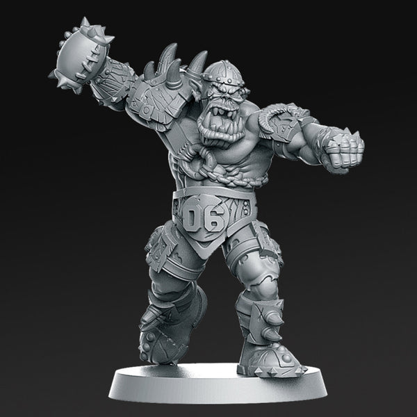 06 Orc Thrower Fantasy Football 32mm - Only-Games
