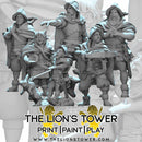 City Watch (2023) Set 1 (Set of 6 x 32mm scale presupported miniatures) - Only-Games