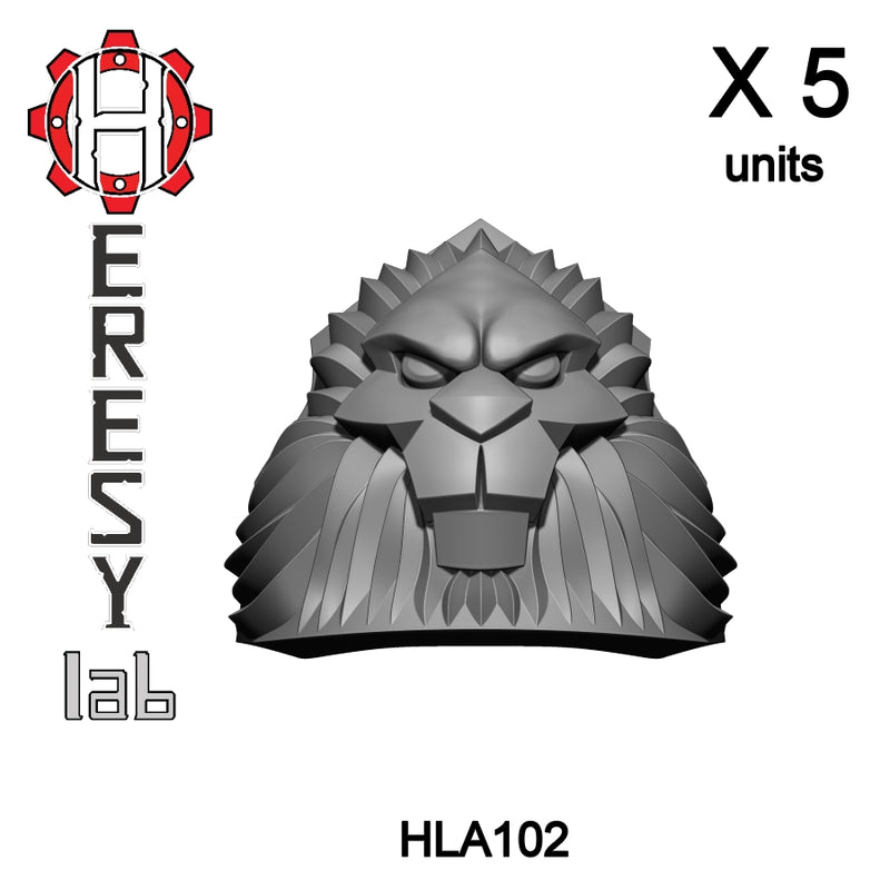 HLA102 - Heresylab - Space Marine Lion V.2 Shoulder Pad x 5 - Only-Games