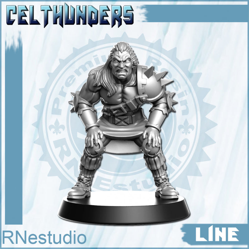 03 Line Celthunders Fantasy Football 32mm - Only-Games