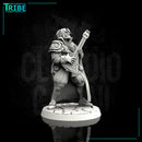 (0082) Male human elf tiefling half orc bard with lute - Only-Games