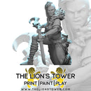 Urthafie - Barbarian Warrior Crouching (32mm scale) - Only-Games