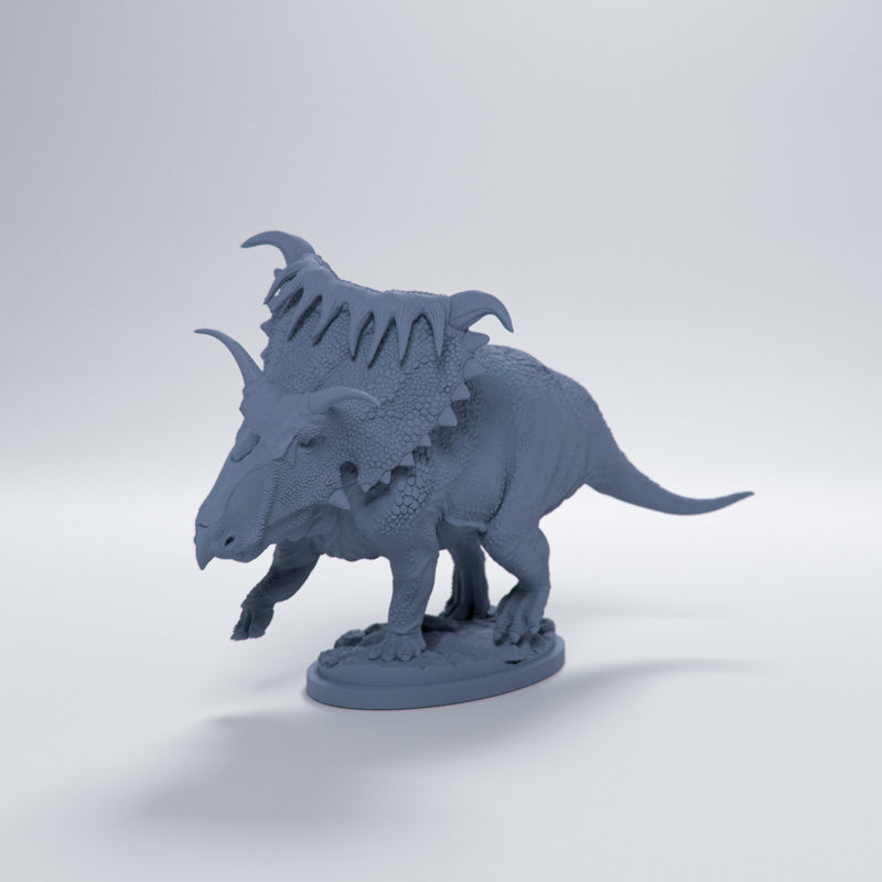 Kosmoceratops running 1-35 scale dinosaur - Only-Games