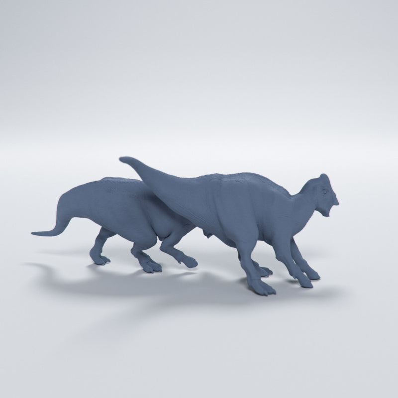 Charonosaurus juvenile fight 1-35 scale dinosaur - Only-Games