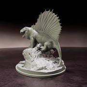Dimetrodon on a rock prehistoric animal - Only-Games