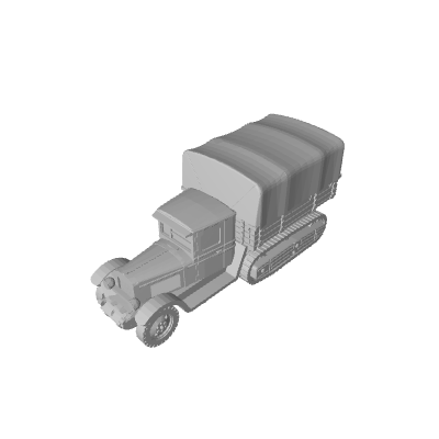 3D Printed Russian ZIS-5 Cargo Truck (x10) - Only-Games