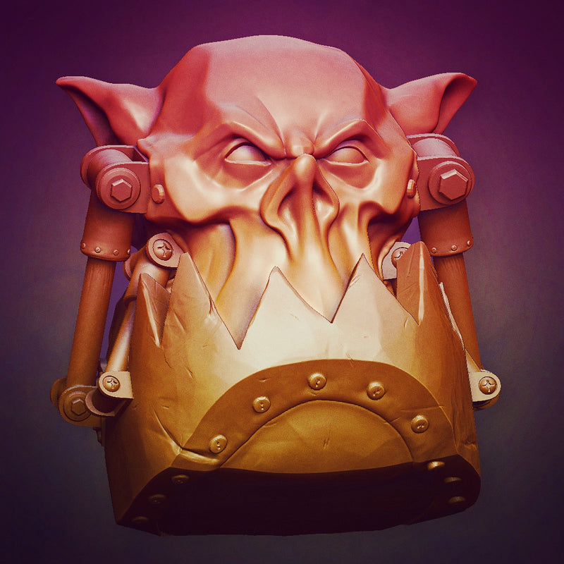 Orc Bionik Heads - Set A (Boss Size) - Only-Games